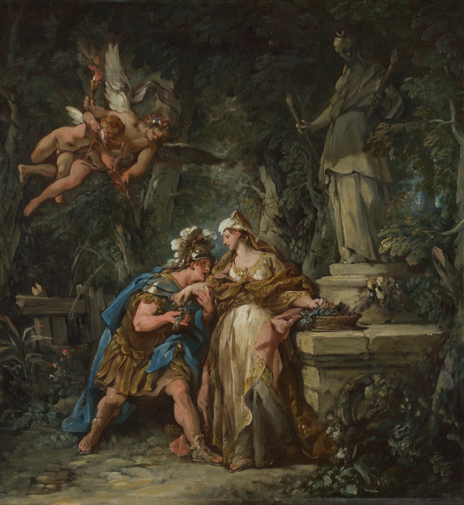 Jason jure une affection éternelle à Médée - Jean-François de Troy