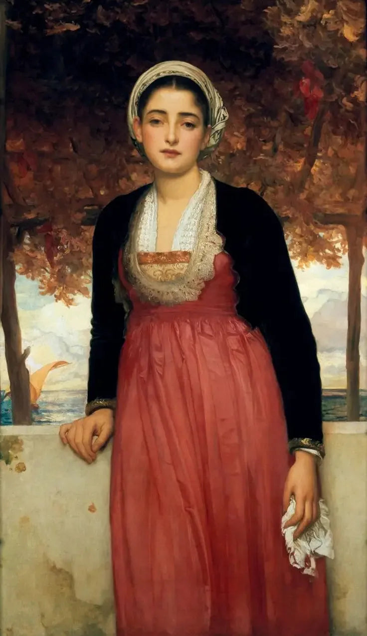 Jaune - Frederic Leighton image 1 tableau peint à l’huile sur toile