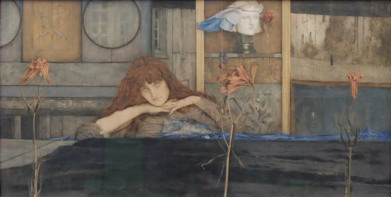 Je ferme ma porte sur moi-même - Fernand Khnopff