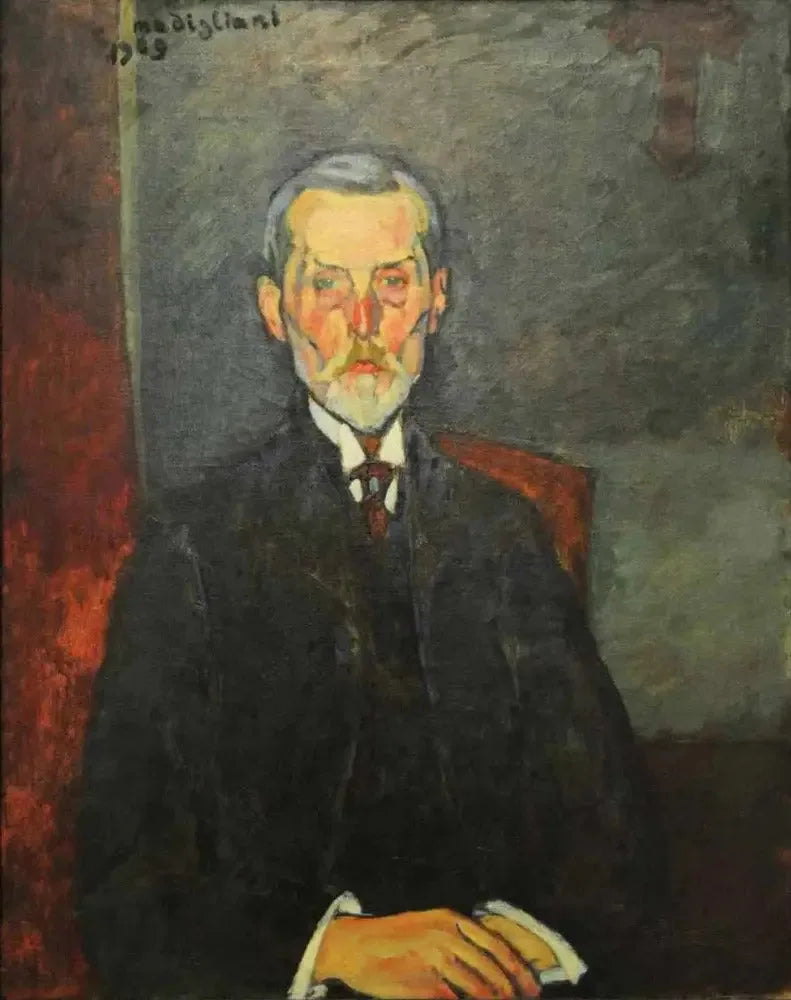 Jean-Baptiste Alexandre au crucifix - Amedeo Modigliani image 1 reproduction de peinture à l’huile