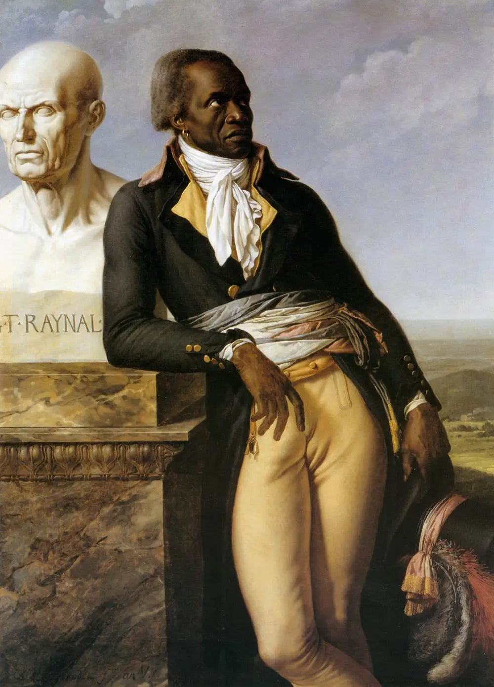 Jean-Baptiste Belley, député à la Convention - Anne-Louis Girodet image 1 reproduction artisanale de tableau