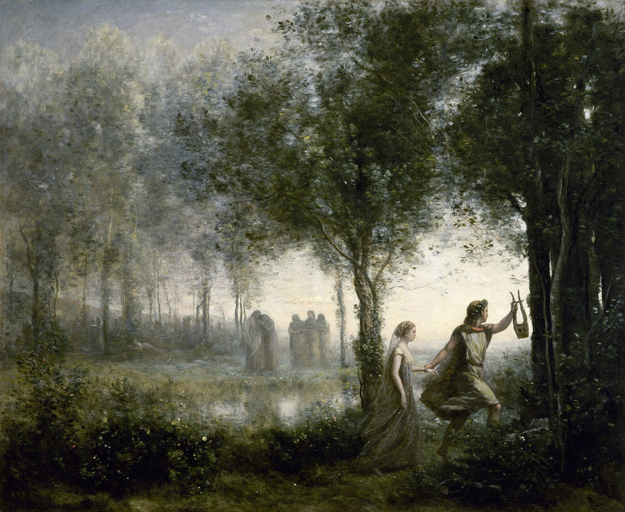 Orphée ramenant Eurydice des enfers - Jean-Baptiste-Camille Corot