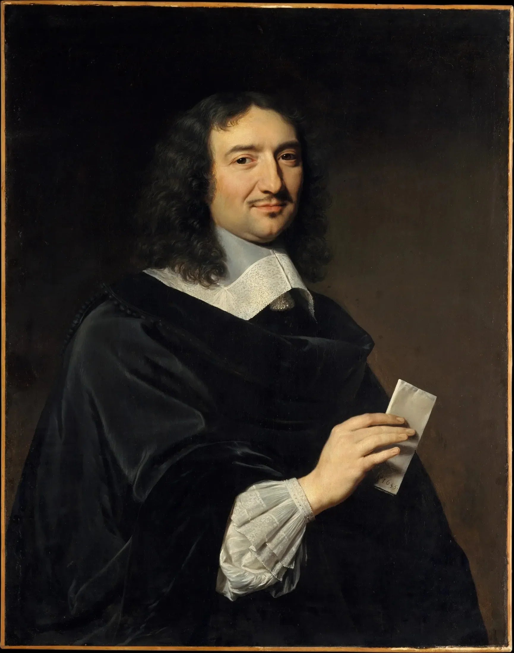 Jean-Baptiste Colbert (1619-1683) - Philippe de Champaigne image 1 copie peinte à la main à l’huile