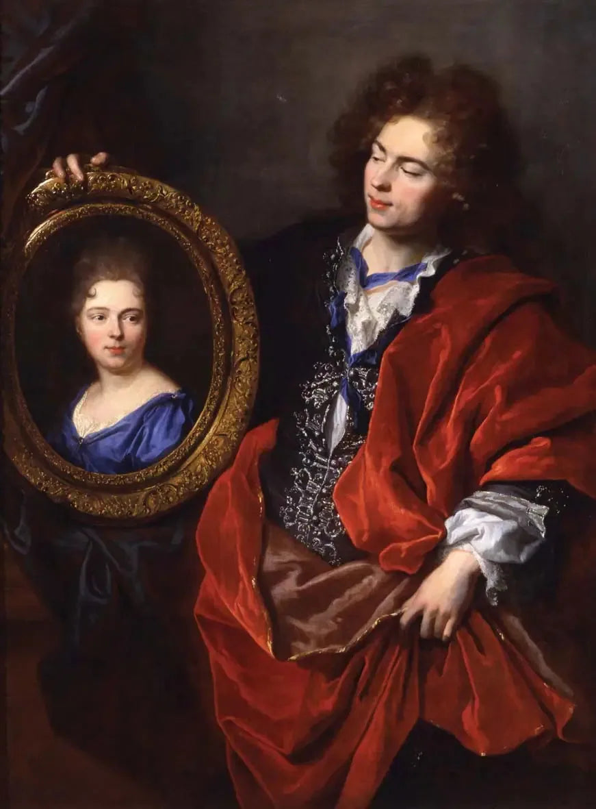 Jean-Baptiste de Montginot - Hyacinthe Rigaud image 1 copie peinte à la main à l’huile