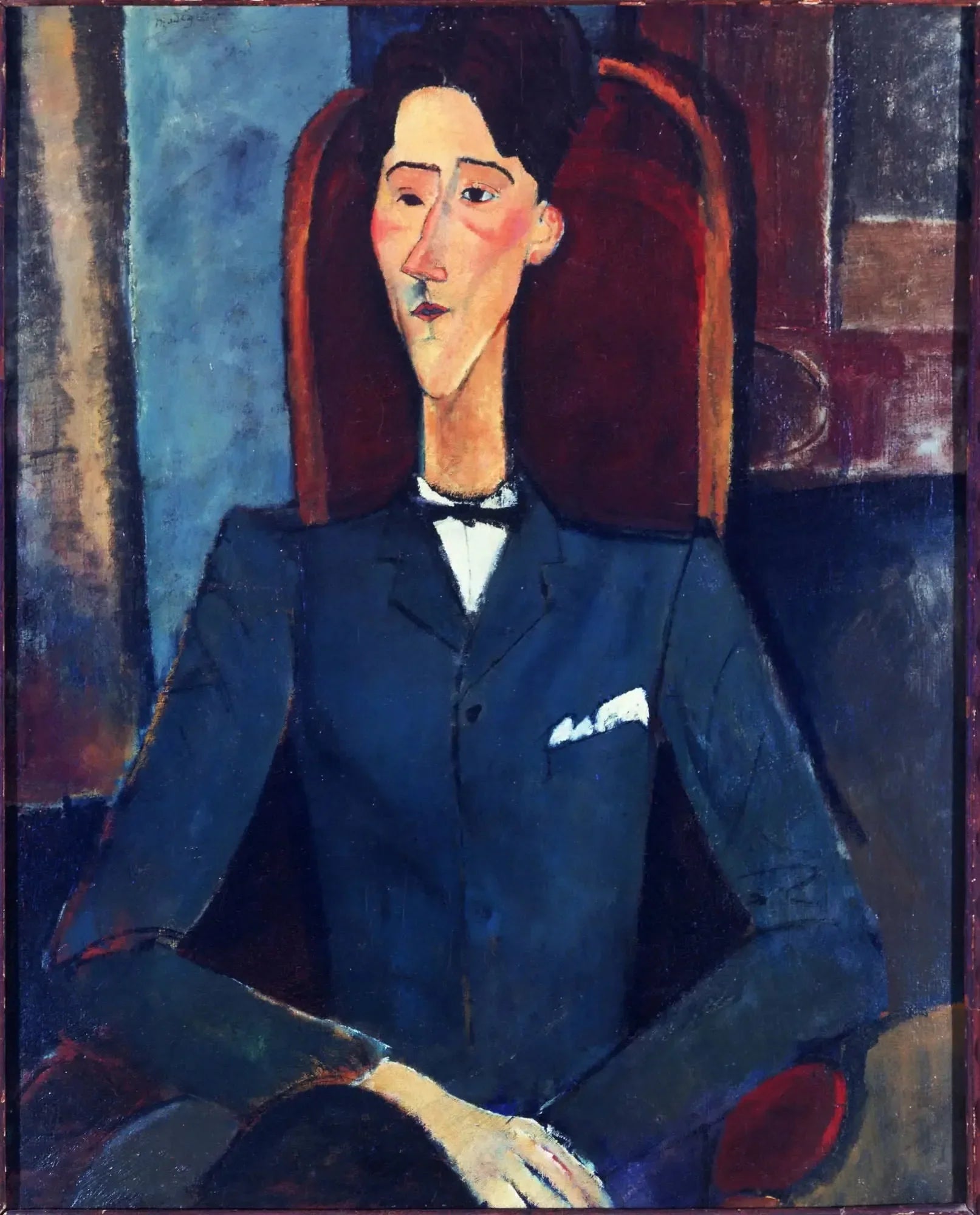 Jean Cocteau - Amedeo Modigliani image 1 copie de tableau peinte à la main
