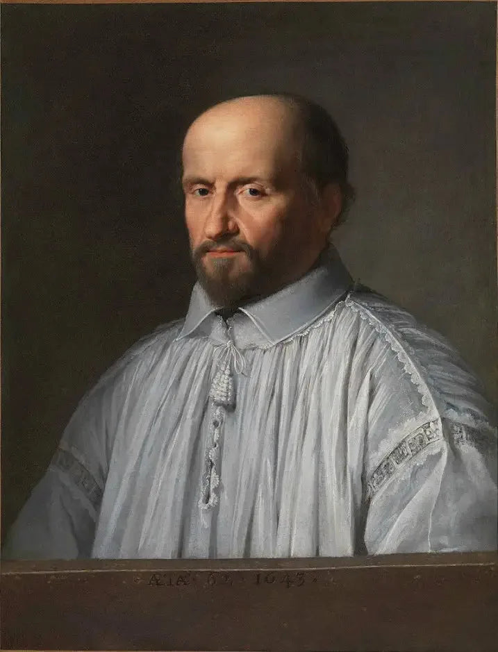 Jean Duvergier du Hauranne, abbé de Saint-Cyran - Philippe de Champaigne image 1 tableau peint à l’huile sur toile