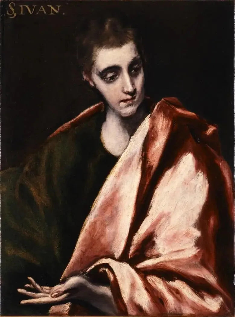 Jean l'Évangéliste (Oviedo) - El Greco image 1 tableau peint à l’huile sur toile
