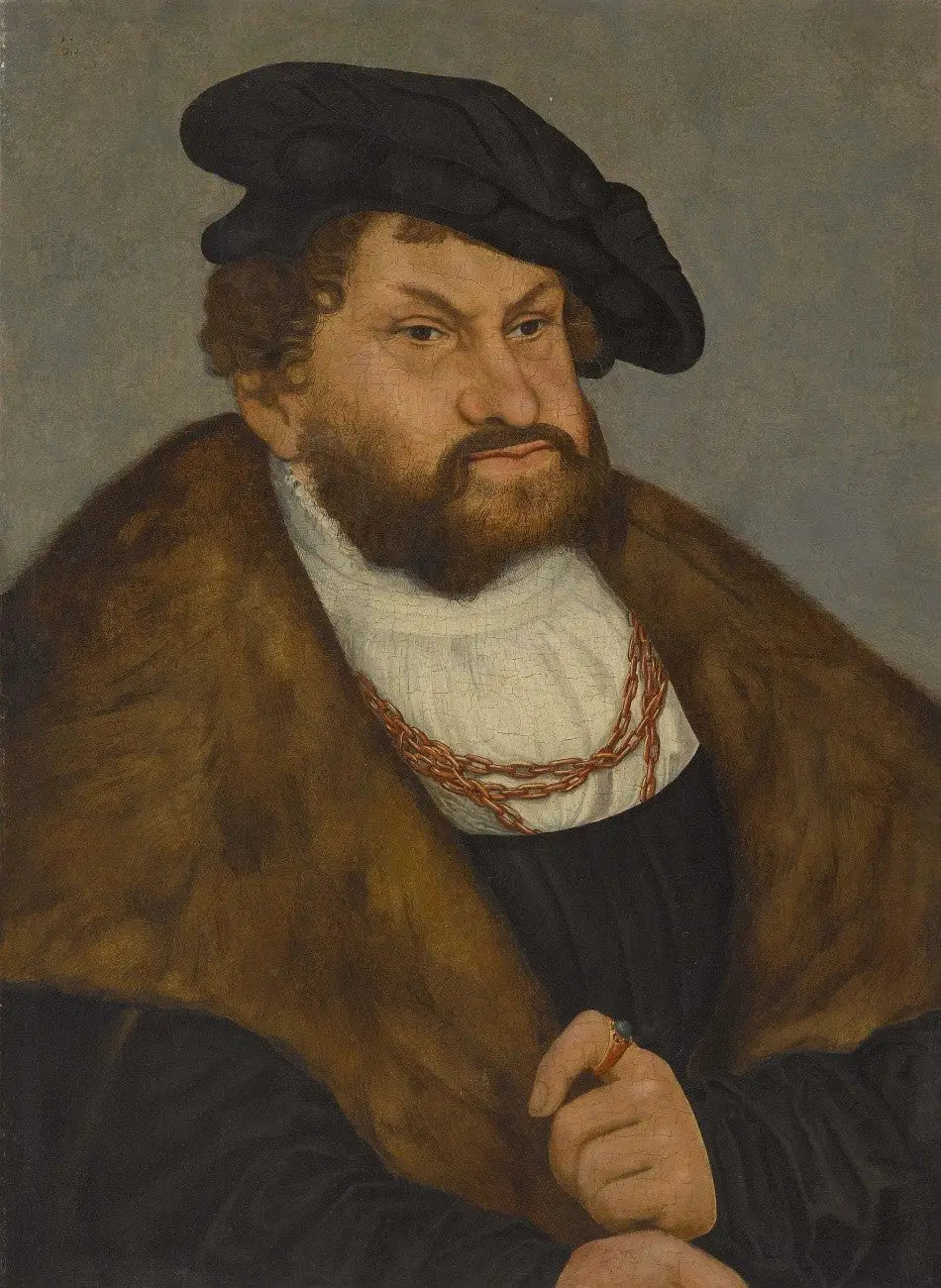 Jean le Constant, électeur de Saxe (années 1530) - Lucas Cranach the Elder image 1 reproduction d’œuvre d’art à l’huile