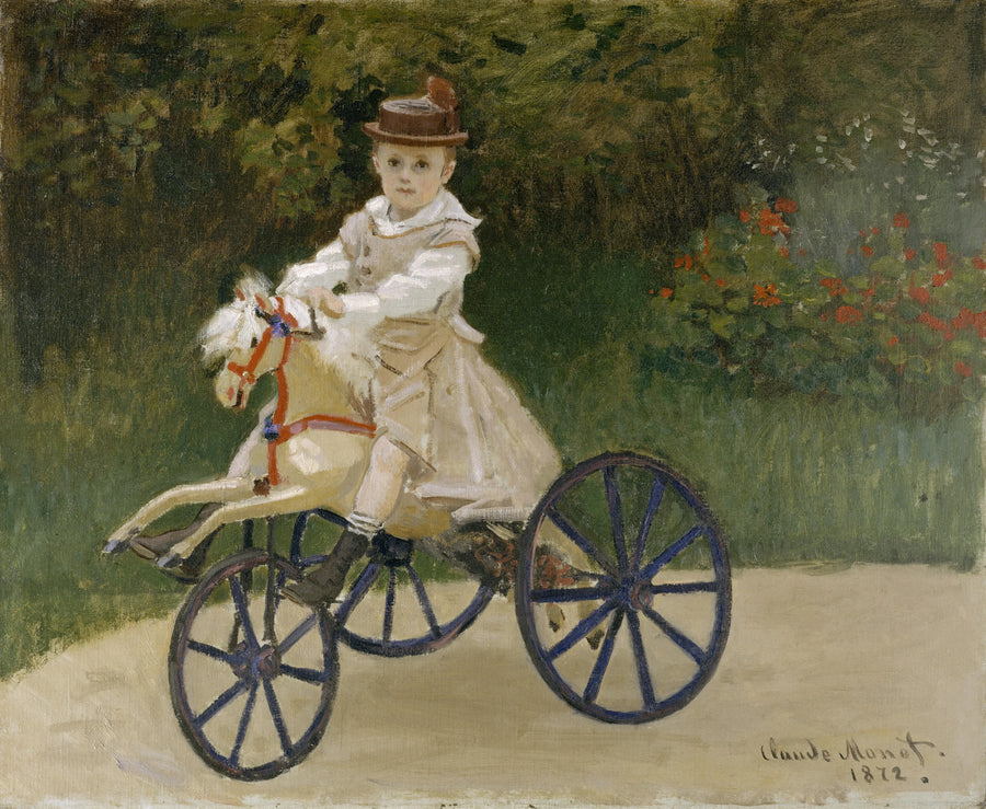 Jean Monet sur son cheval-tricycle W238 par Claude Monet, Metropolitan Museum of Art