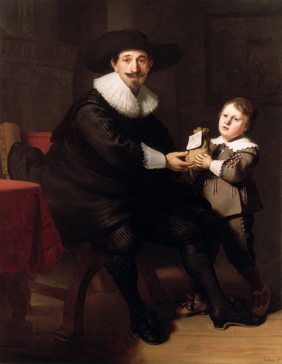 Jean Pellicorne et son fils Casper – Rembrandt et atelier