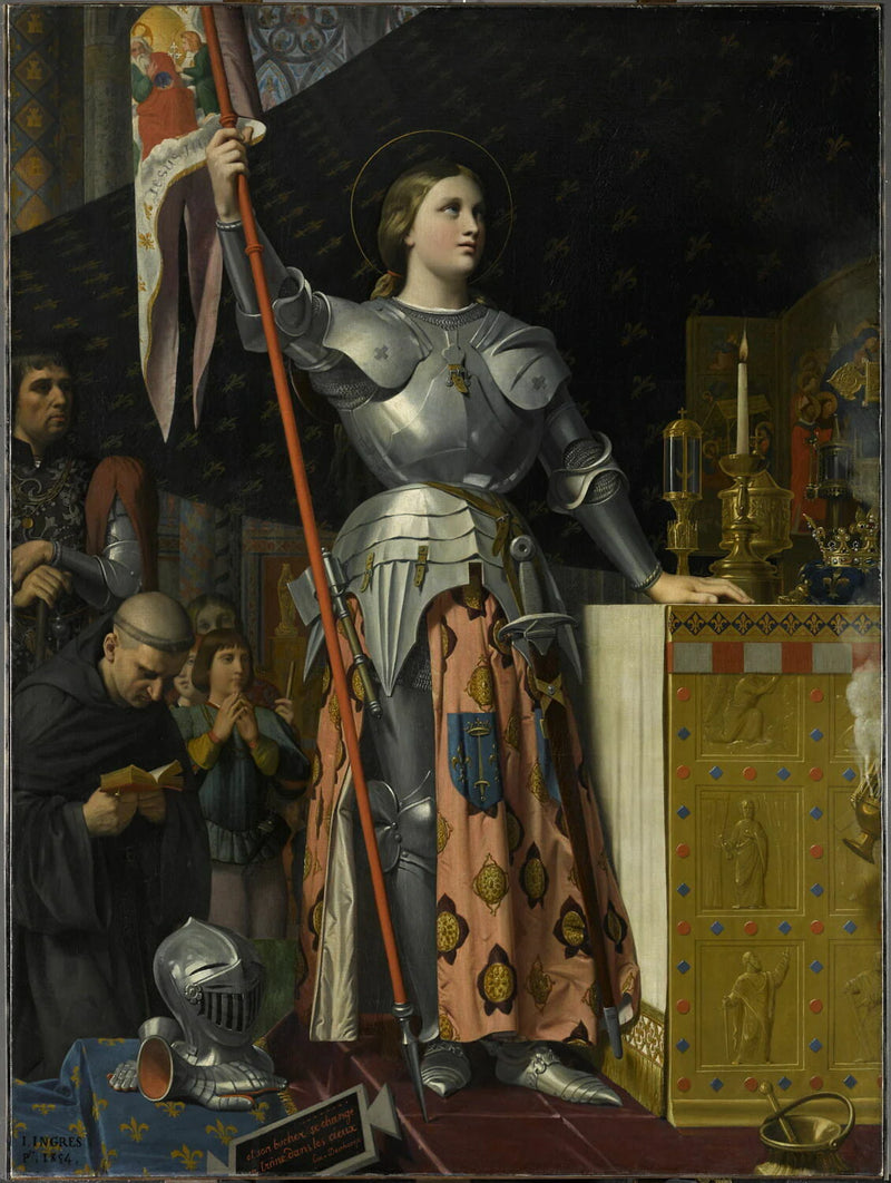 Jeanne d'Arc au sacre du roi Charles VII dans la cathédrale de Reims - Jean-Auguste-Dominique Ingres