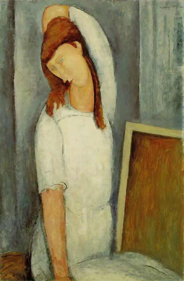 Jeanne Hébuterne - Amedeo Modigliani image 1 reproduction réalisée par Alpha Reproduction