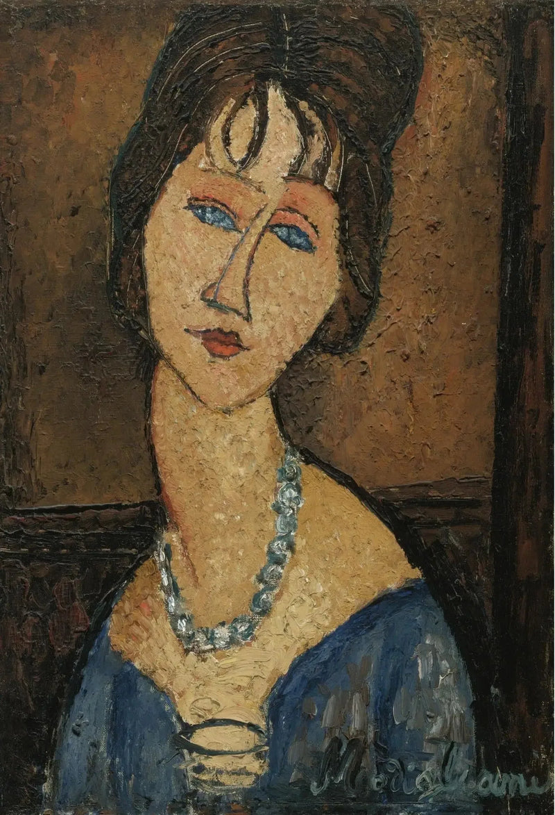 Jeanne Hébuterne au Collier - Amedeo Modigliani