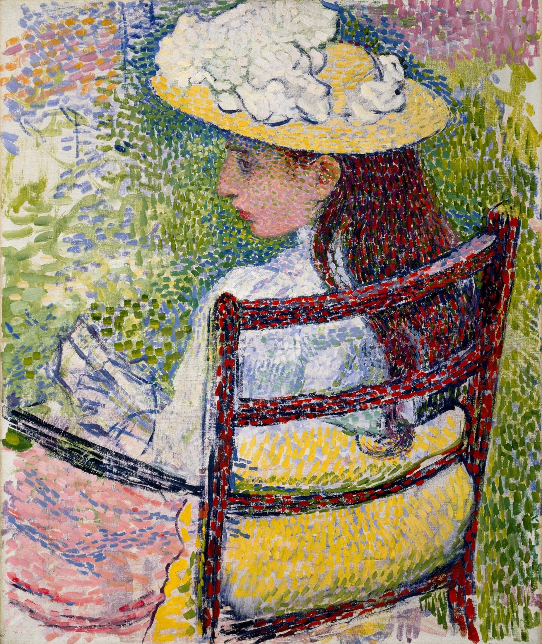 Jeanne Pissarro - Théo van Rysselberghe image 1 reproduction d’œuvre d’art à l’huile
