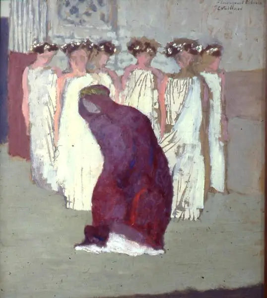 Jeanne Raunay dans Iphigénie - Édouard Vuillard image 1 tableau peint à l’huile sur toile