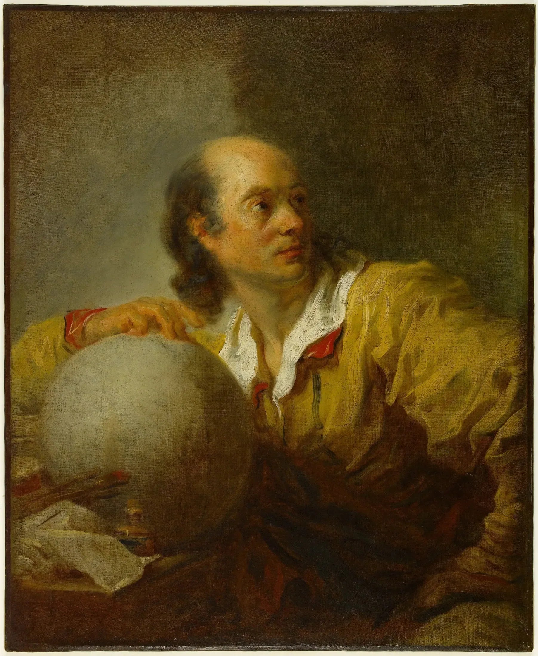 Jérôme de La Lande (1732-1807) - Jean-Honoré Fragonard image 1 reproduction artisanale de tableau