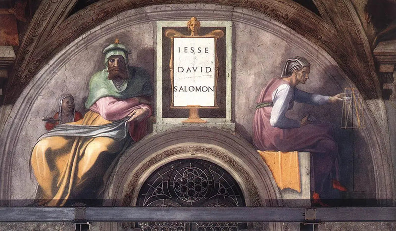 Jessé, David et Salomon - Michel-Ange