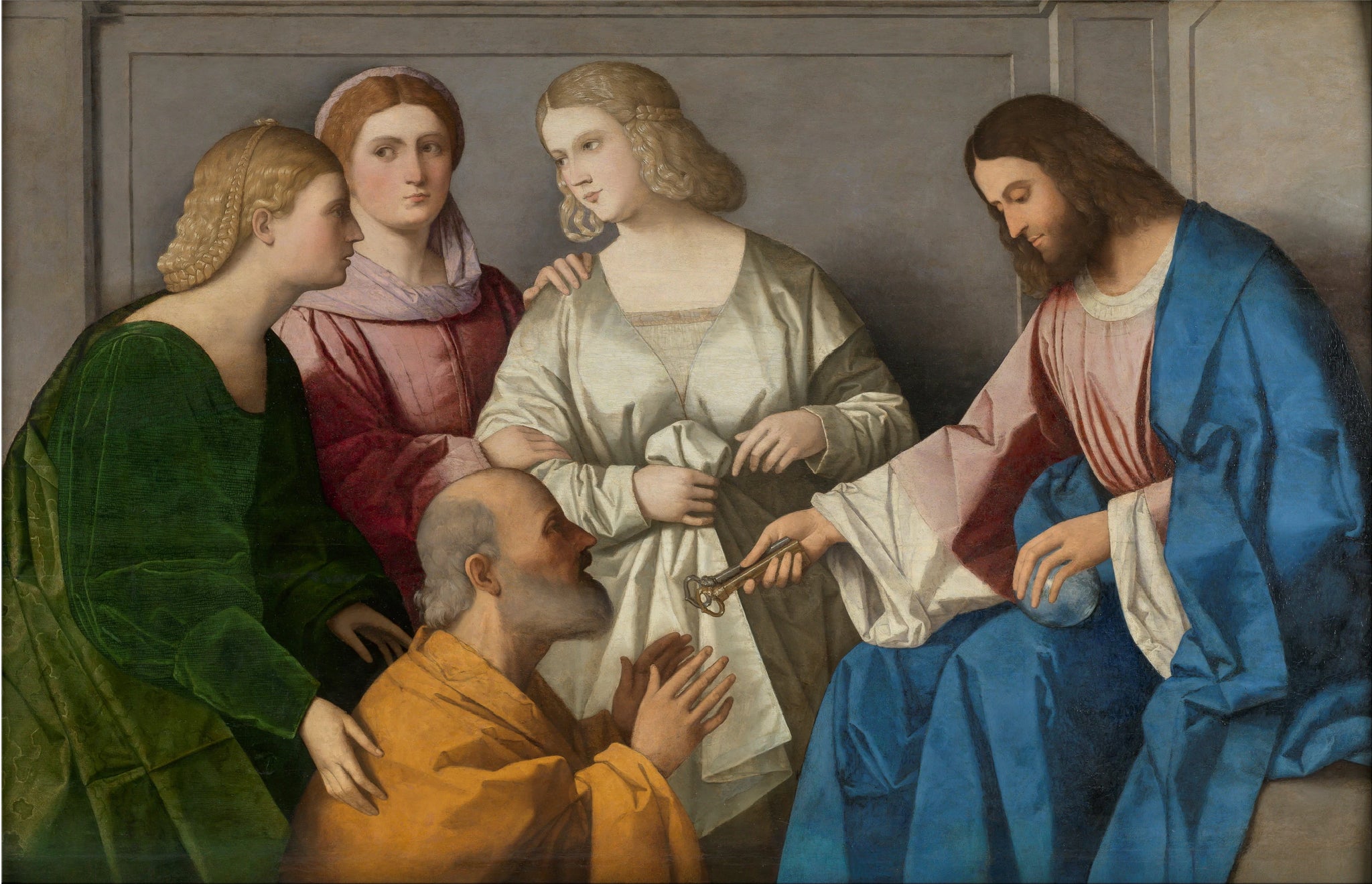 Jésus-Christ donnant les clés à Saint-Pierre - Vincenzo Catena