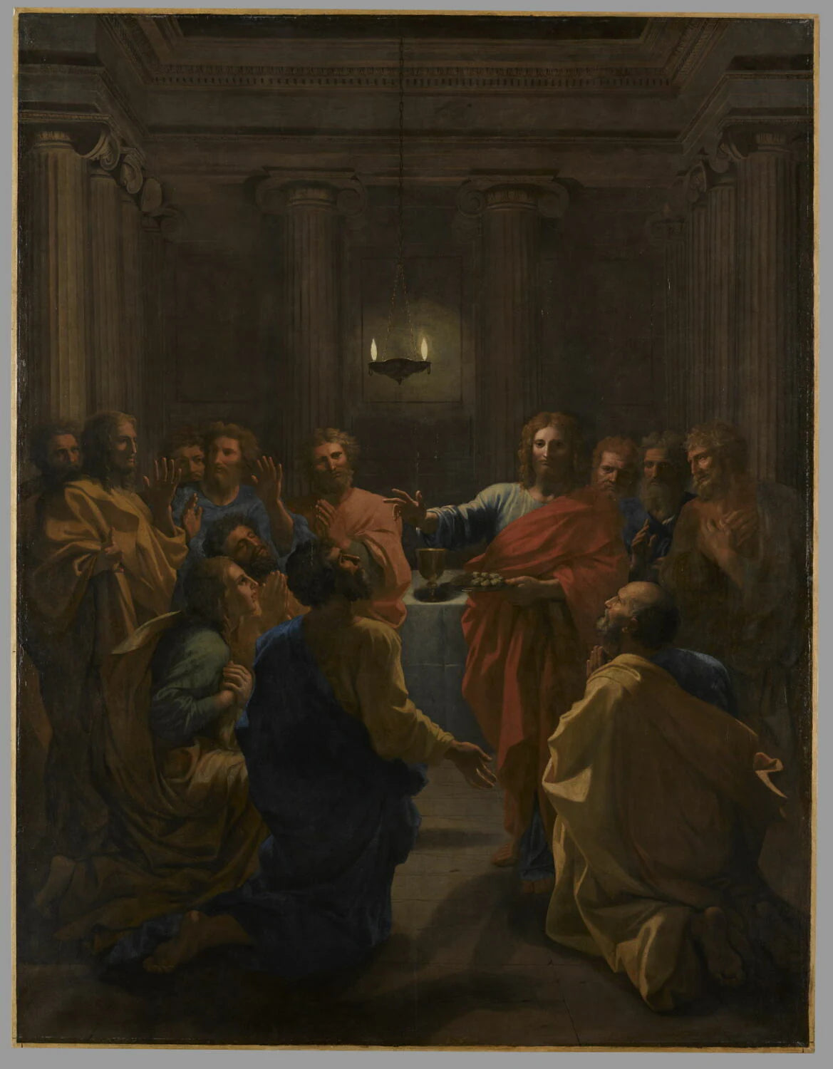 Jésus Christ instituant l'Eucharistie - Nicolas Poussin