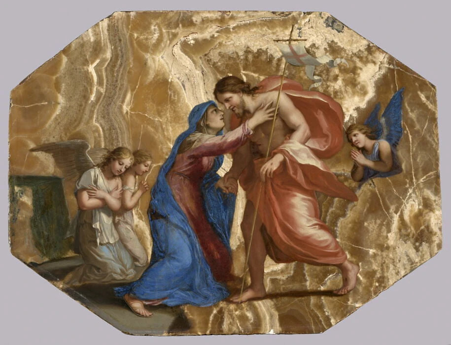 Jésus-Christ ressuscité apparaissant à sa mère - Jacques Stella