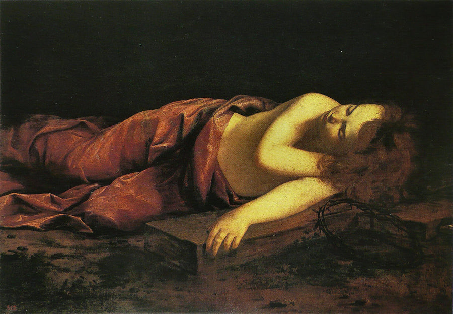 Jésus endormi sur la croix - Orazio Gentileschi