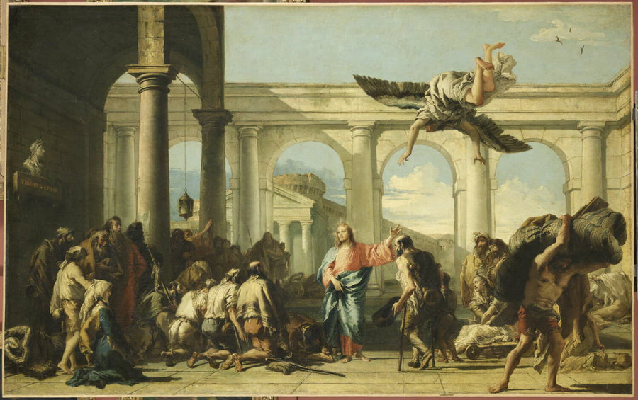 Jésus guérissant le paralytique de Bethesda ou La Piscine probatique - Giandomenico Tiepolo