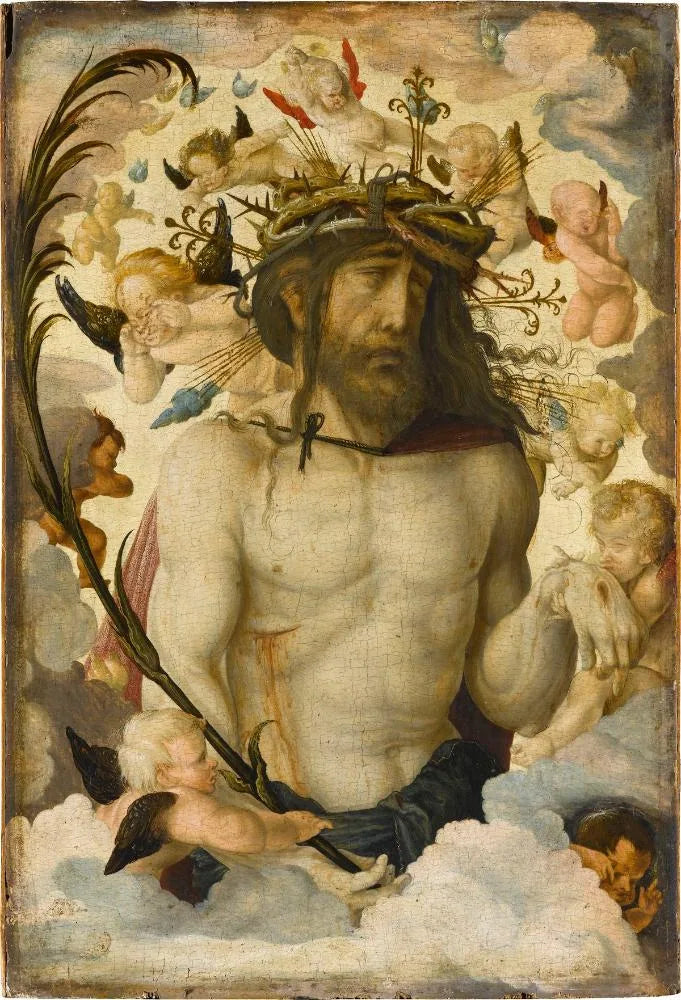 Jésus, l'Homme de Douleurs - Hans Baldung Grien image 1 reproduction de peinture à l’huile