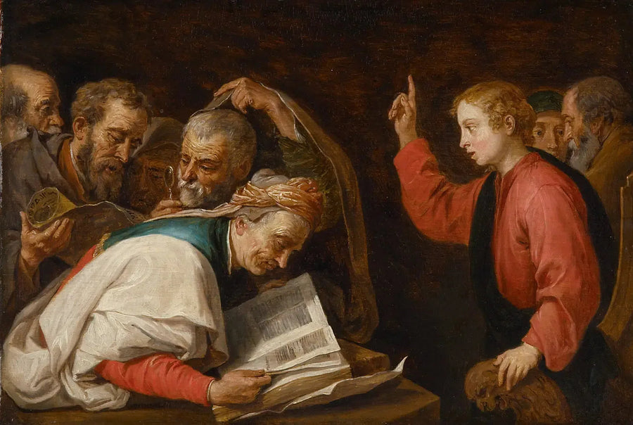 Jésus parmi les docteurs - David Teniers le Jeune