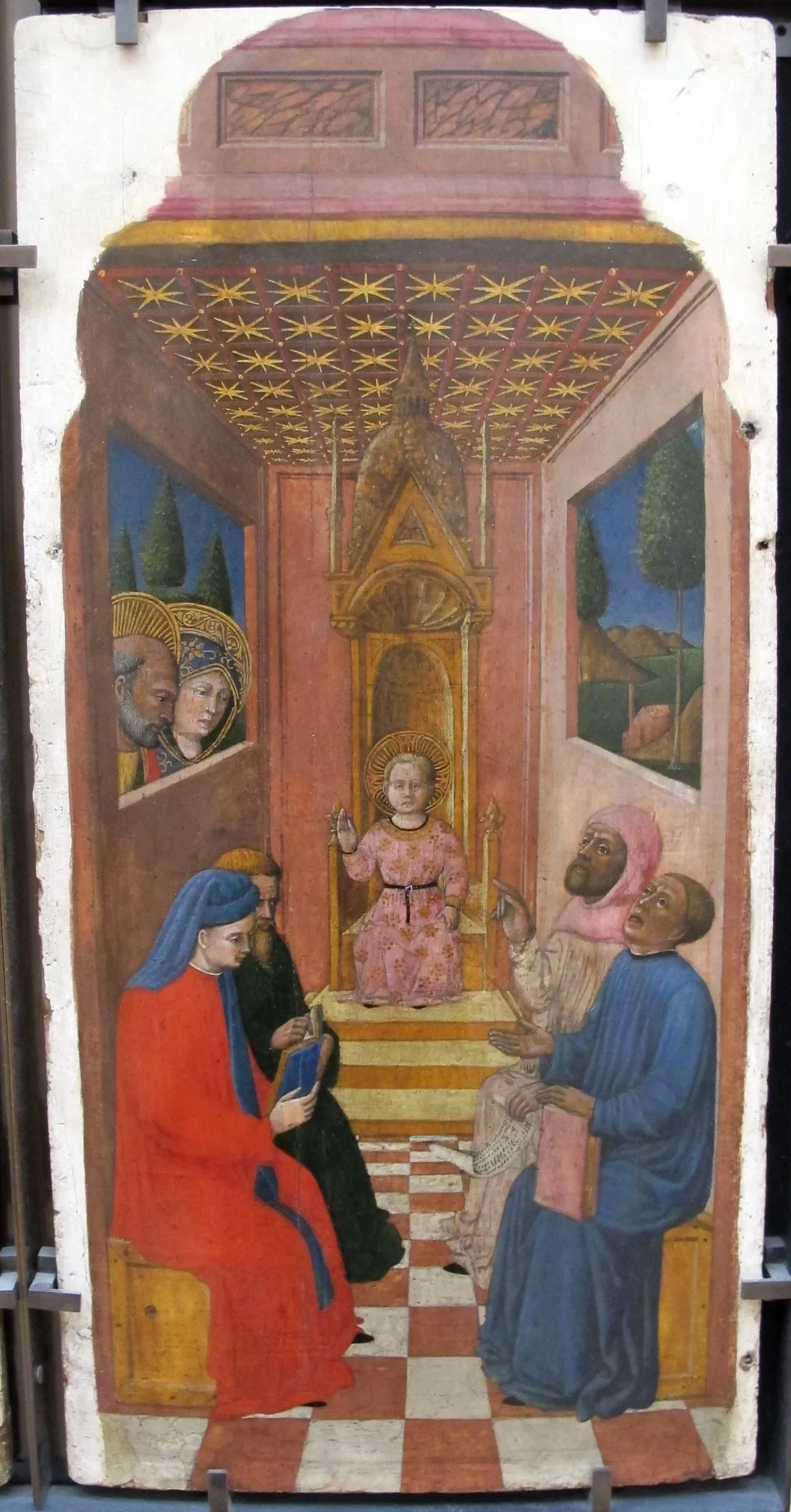 Jésus parmi les docteurs - Giovanni Francesco da Rimini image 1 reproduction de peinture à l’huile