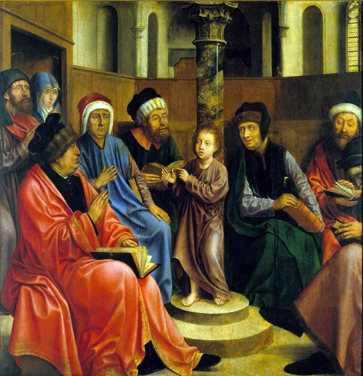 Jésus parmi les docteurs - Quentin Metsys image 1 tableau peint à l’huile sur toile