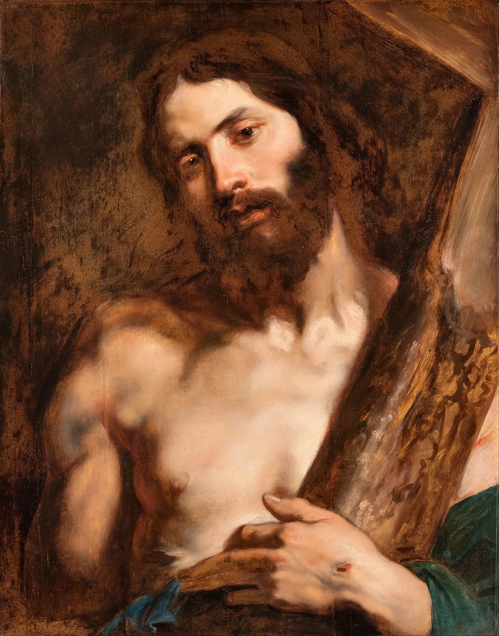 Jésus porte sa croix - Antoine van Dyck image 1 copie peinte à la main à l’huile