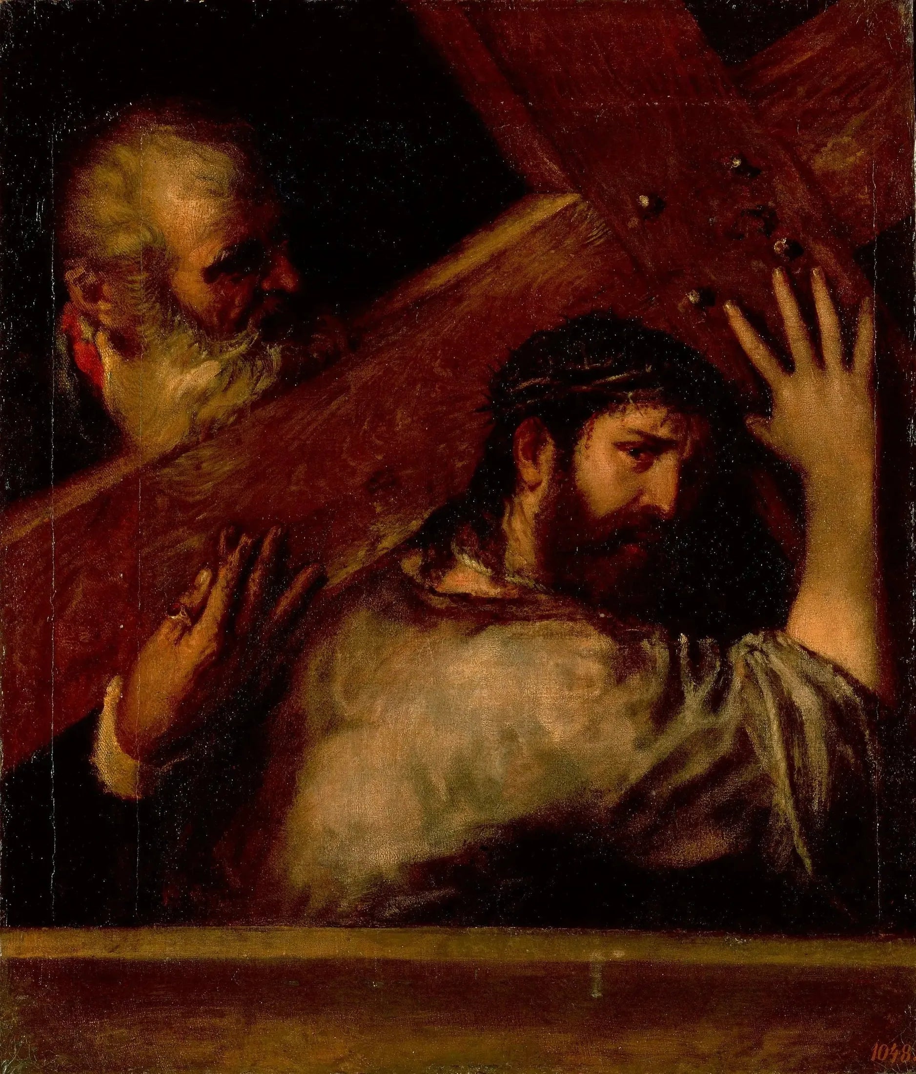 Jésus porte sa croix - Titian image 1 reproduction d’œuvre d’art à l’huile