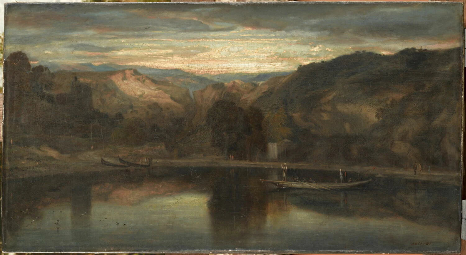Jésus sur le lac de Génésareth - Alexandre-Gabriel Decamps
