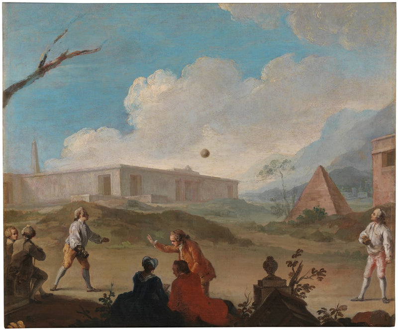 Le Jeu de balle. - Charles Joseph Flipart