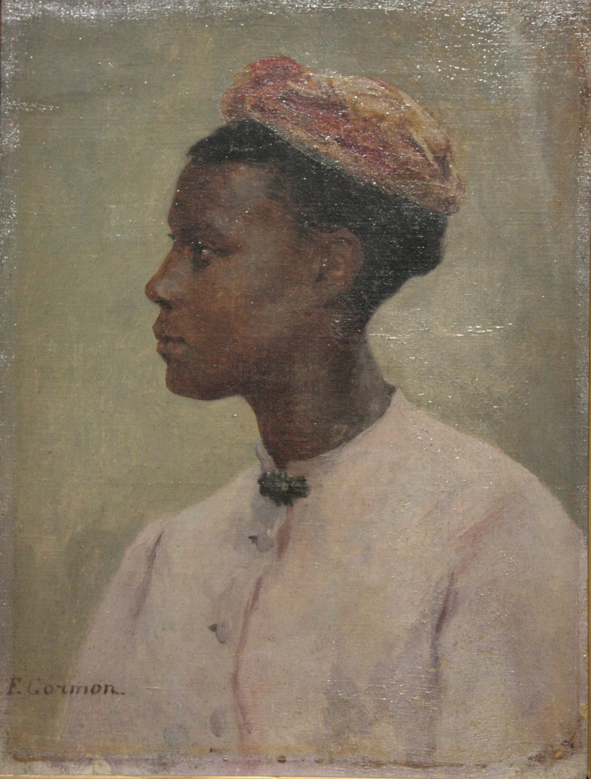 Jeune Africaine - Fernand Cormon image 1 reproduction de peinture à l’huile
