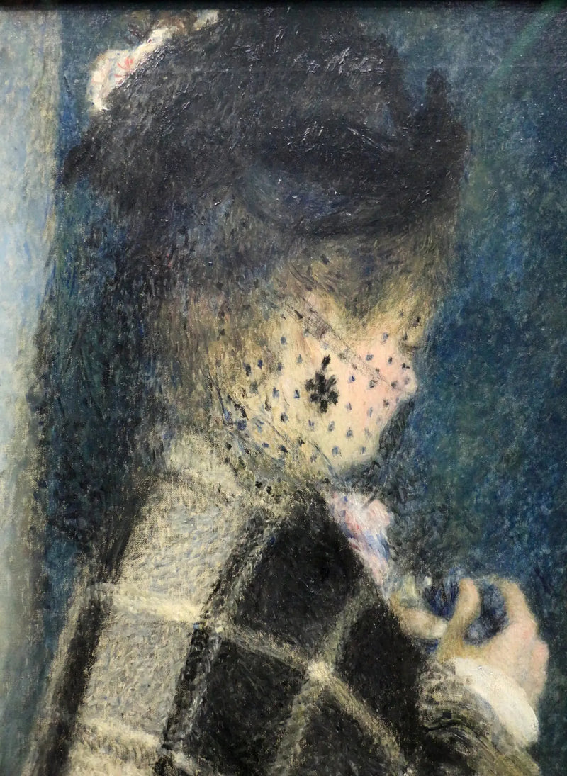 Jeune femme à la voilette - Pierre-Auguste Renoir