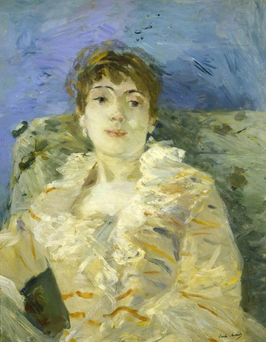 Jeune femme au divan - Berthe Morisot image 1 reproduction artisanale de tableau