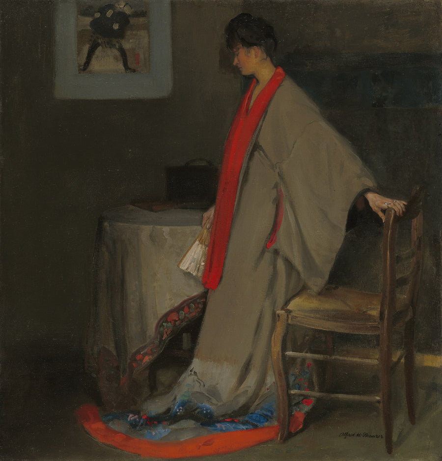 Jeune femme en kimono - Alfred Henry Maurer