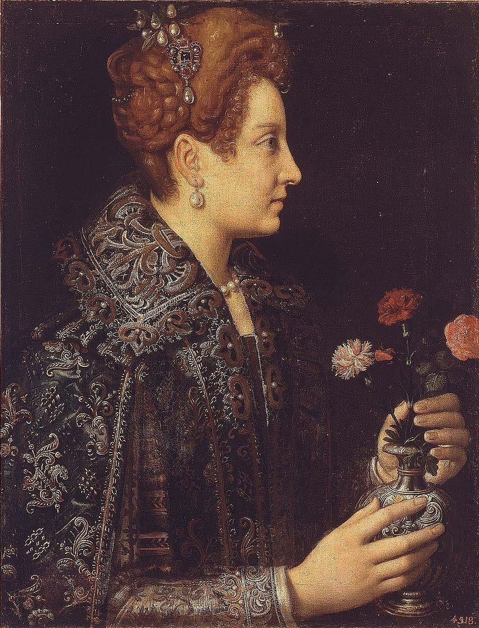 Jeune femme en profil - Sofonisba Anguissola image 1 tableau peint à l’huile sur toile