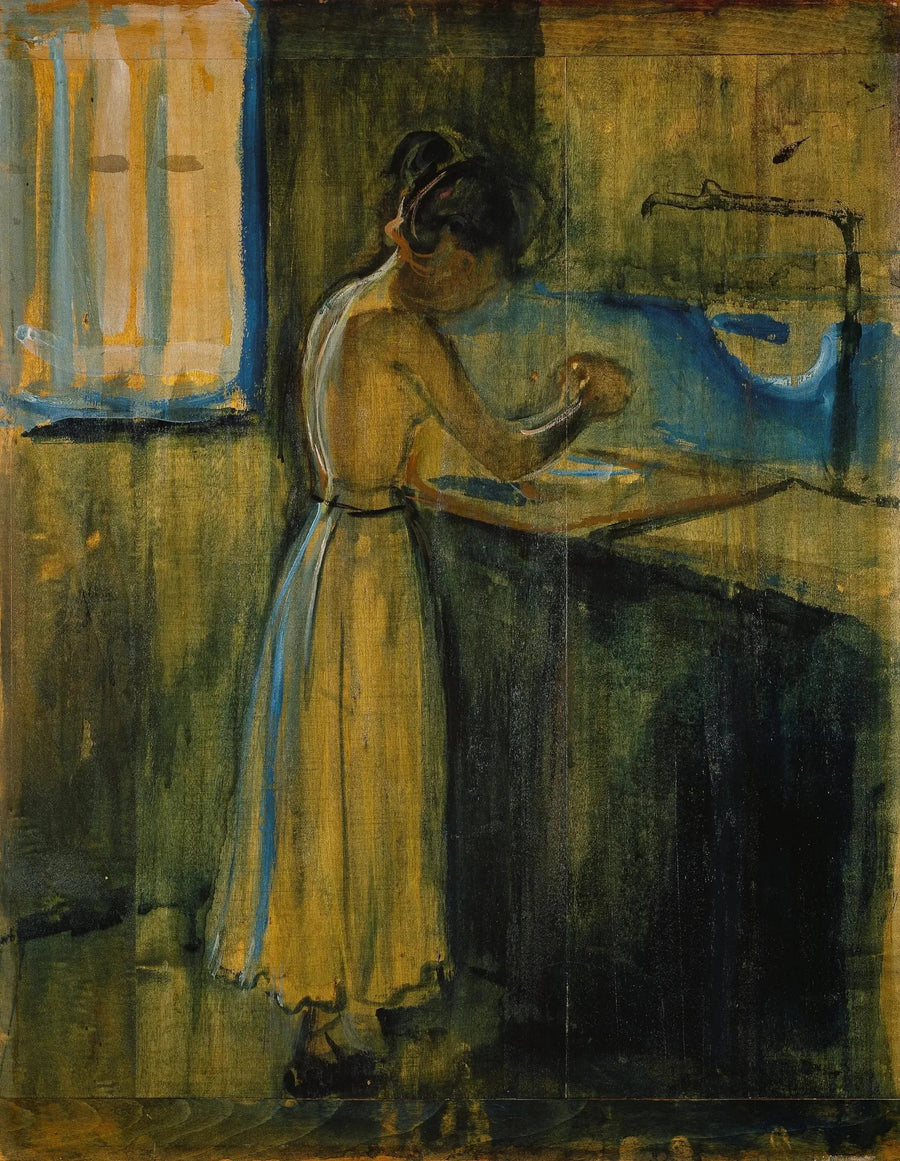 Jeune Femme et lave - Edvard Munch