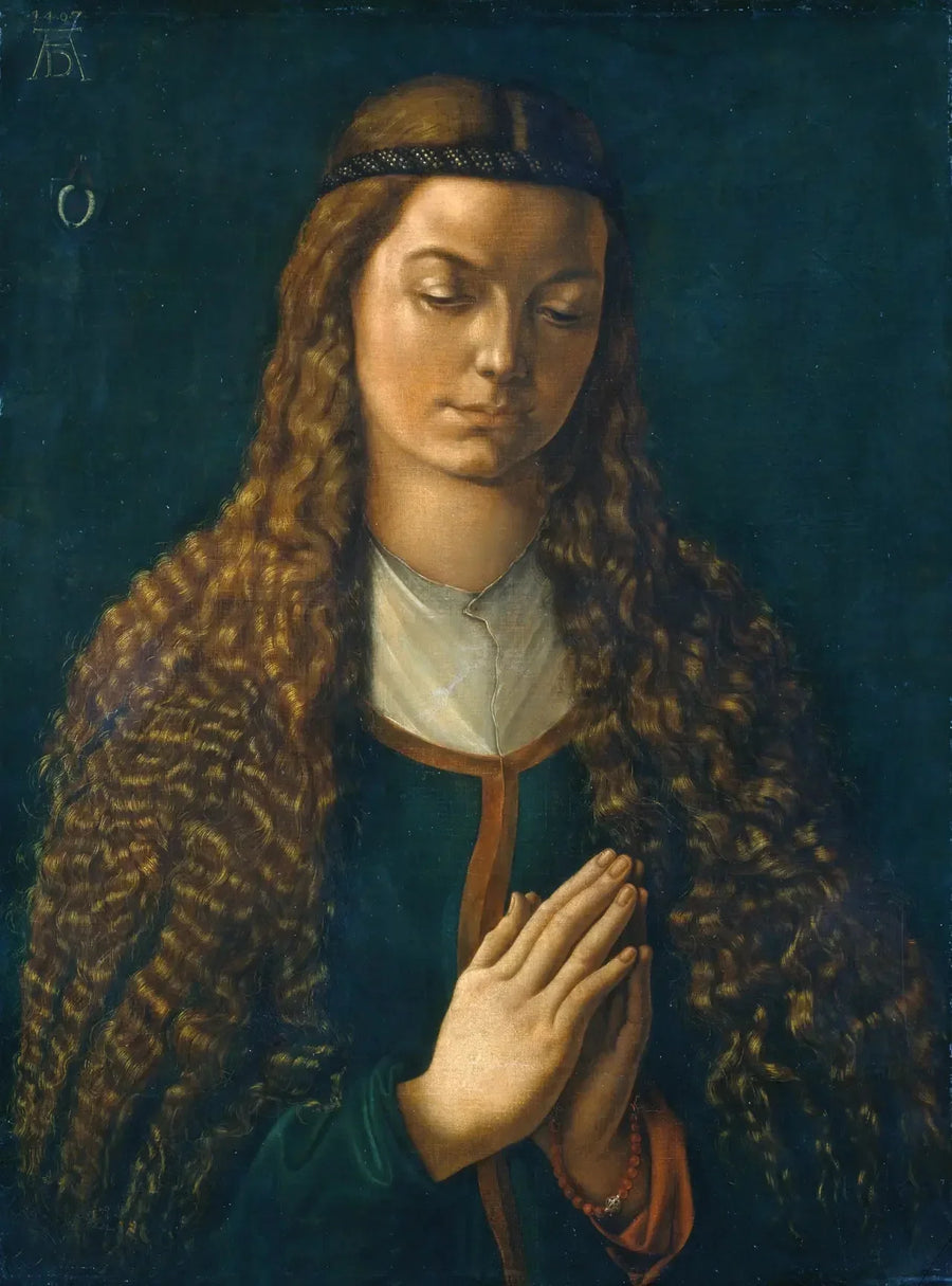 Jeune femme, les cheveux flottants - Albrecht Dürer