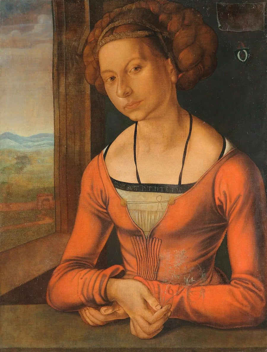 Jeune femme, les cheveux tressés - Albrecht Dürer