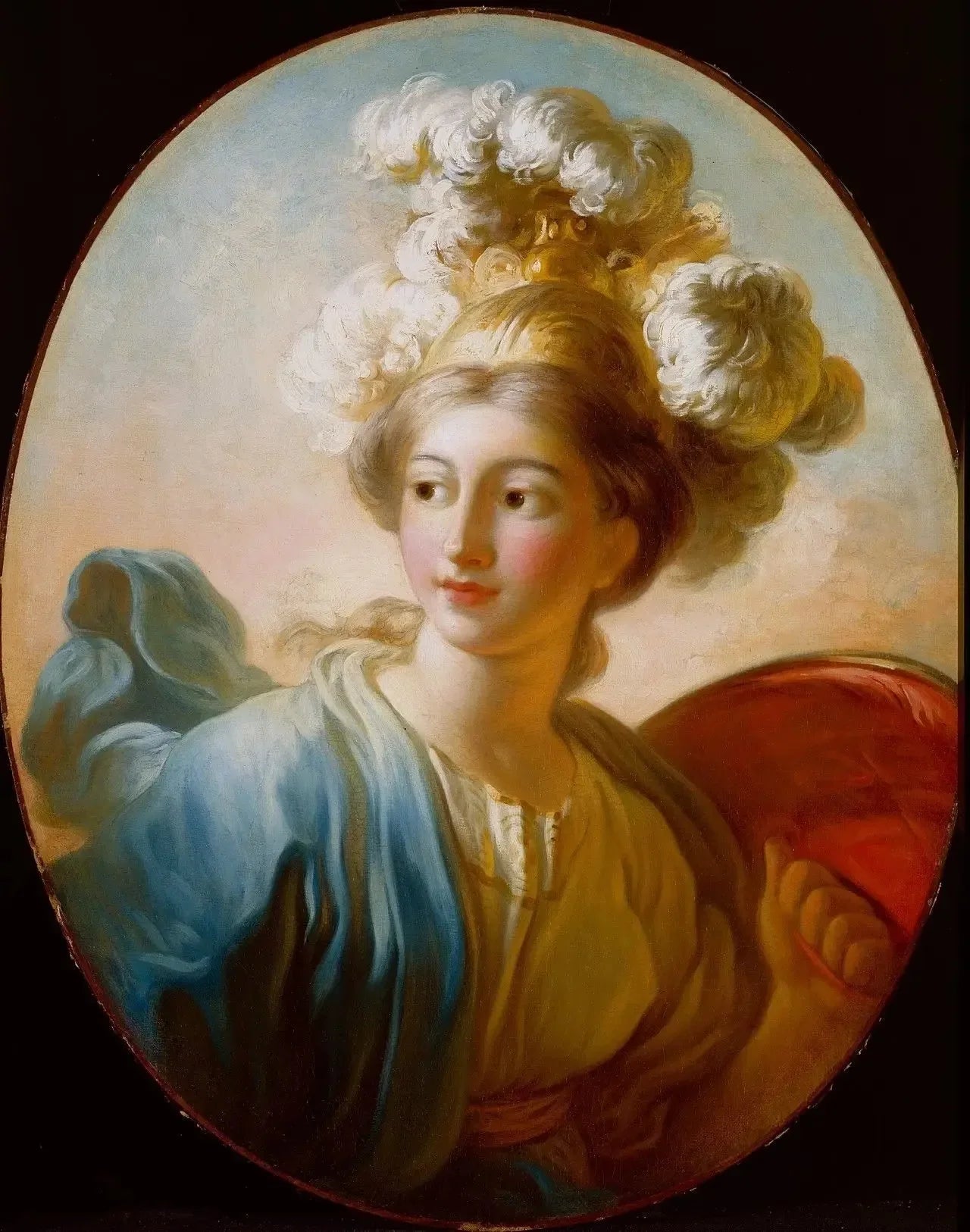 Jeune femme lisant - Jean-Honoré Fragonard image 1 reproduction de peinture à l’huile