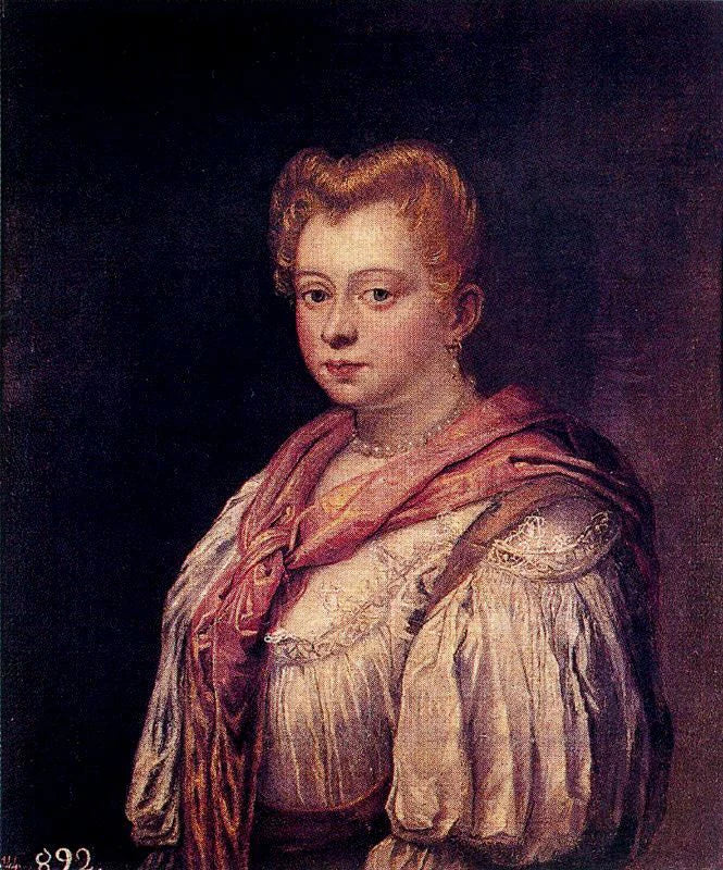 Jeune femme vénitienne - Domenico Tintoretto