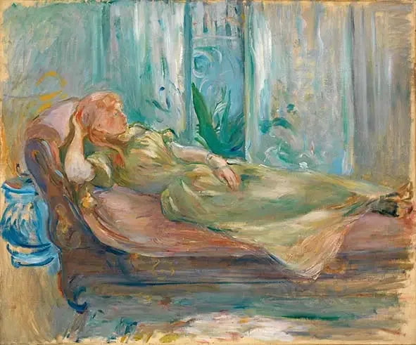 Jeune Fille au divan - Berthe Morisot