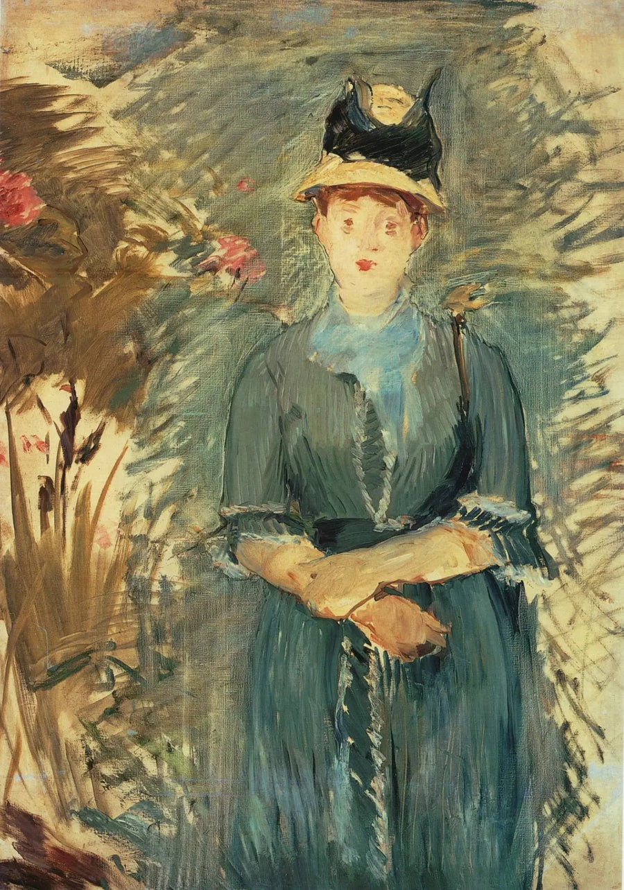 Jeune fille dans les fleurs - Édouard Manet