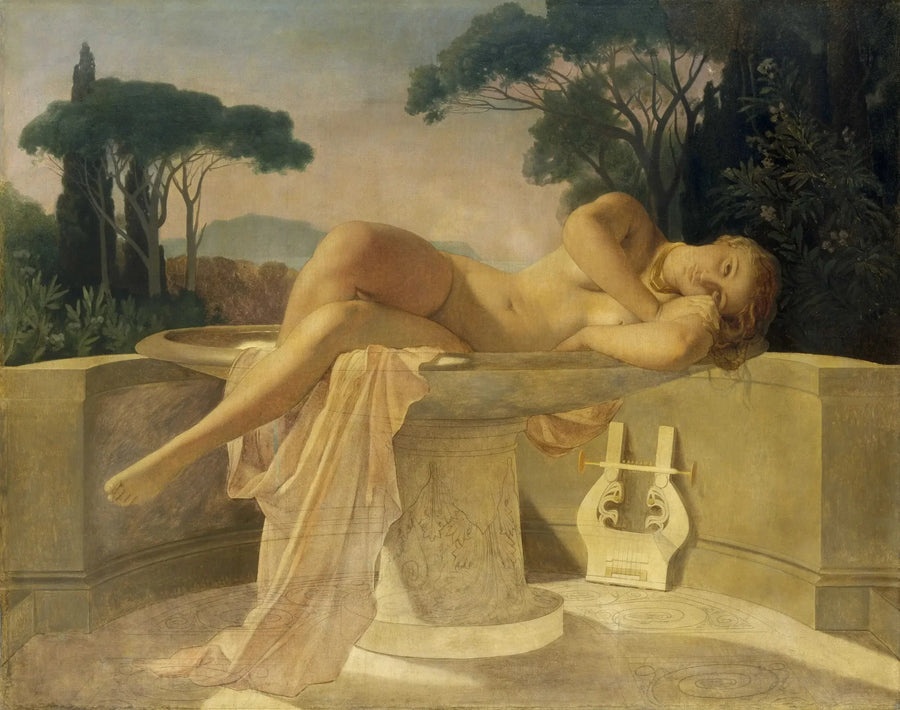 Jeune Fille dans un vase - Paul Delaroche