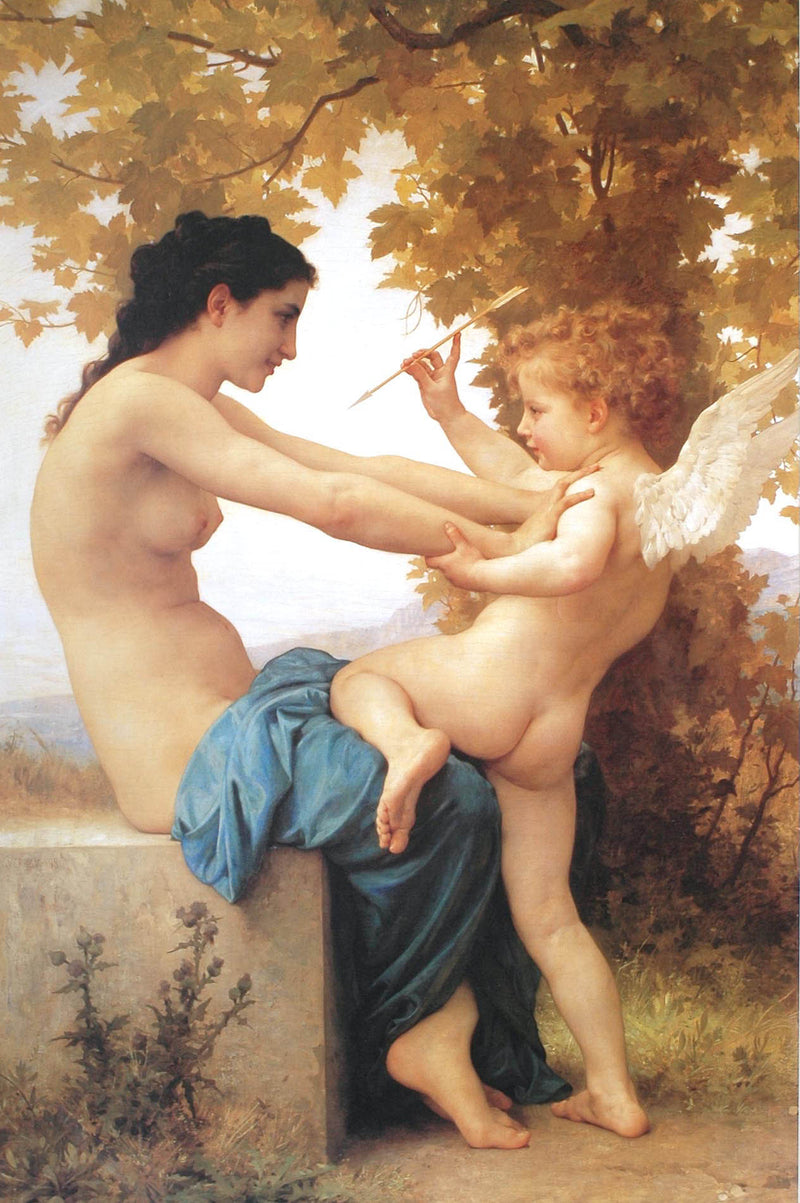 Jeune fille se défendant contre l’Amour (1880) - Bouguereau