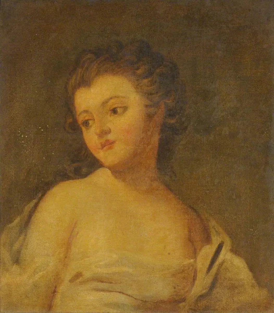 Jeune fille, drapée dans une robe - Joshua Reynolds image 1 copie peinte à la main à l’huile