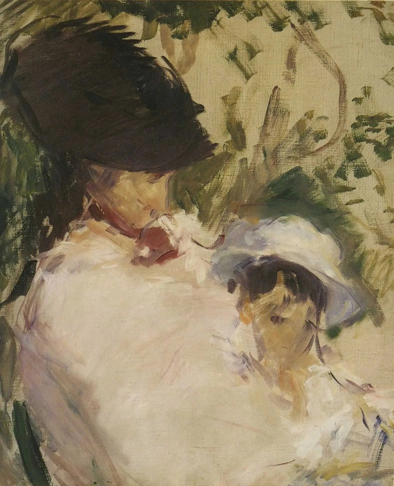 Jeune fille et enfant - Édouard Manet